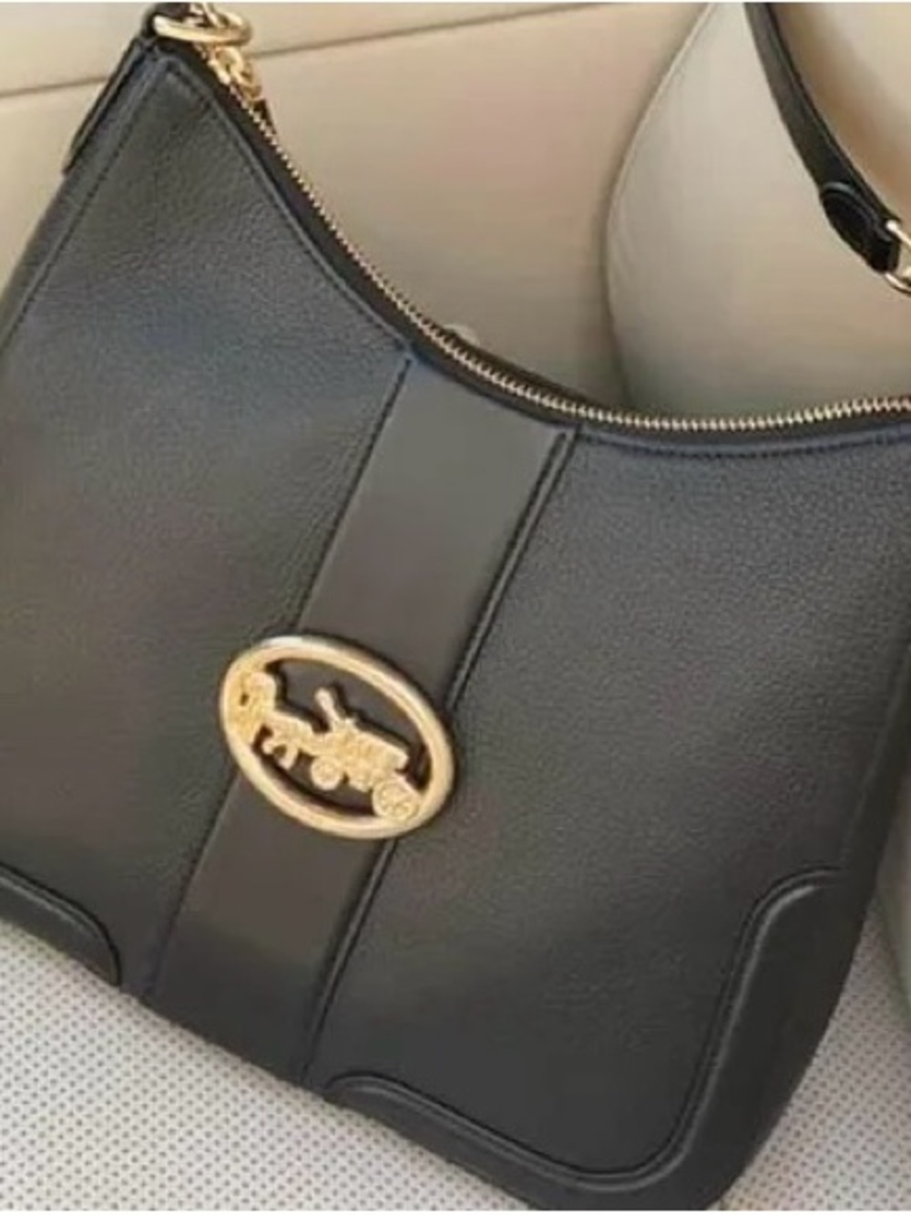 Coach Georgie Baguette Crossbody Bag